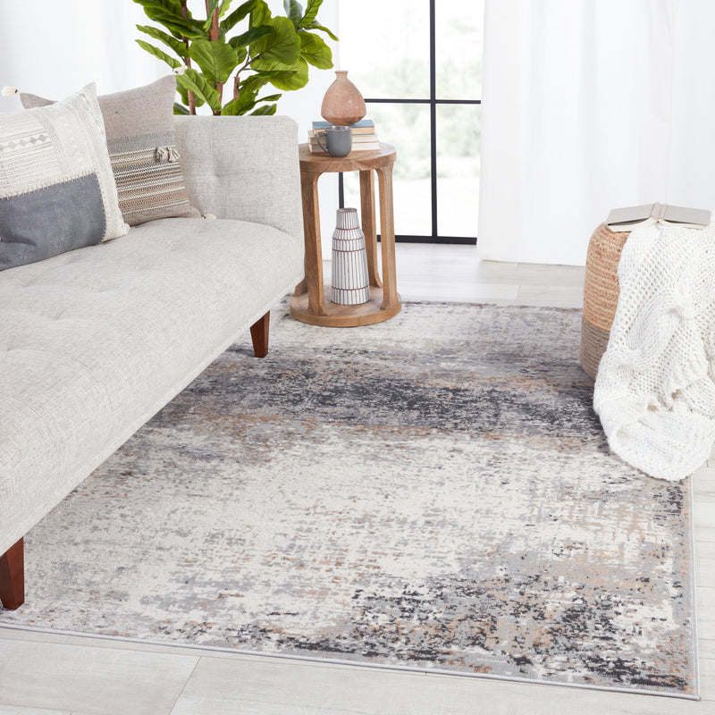 Grotto Delano Gray & Ivory Rug 5