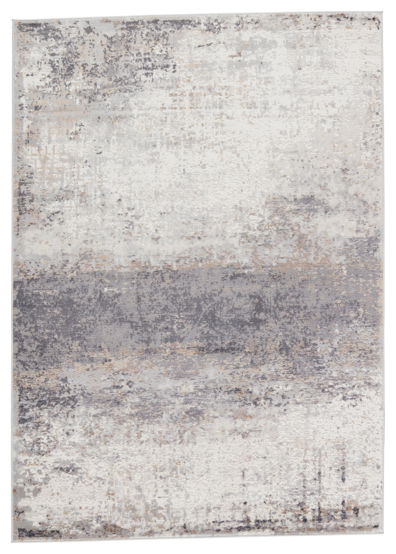 Grotto Delano Gray & Ivory Rug 1