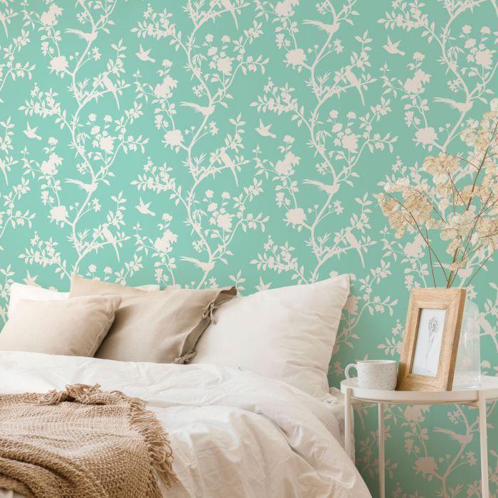 Garden Affair Removable Wallpaper in Calypso