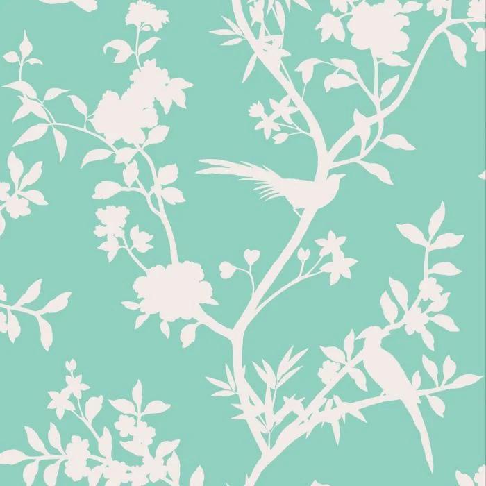 Garden Affair Removable Wallpaper in Calypso