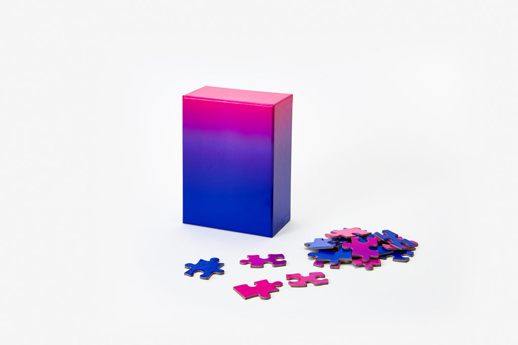 Gradient Puzzle Small in Pink & Blue design by Areaware