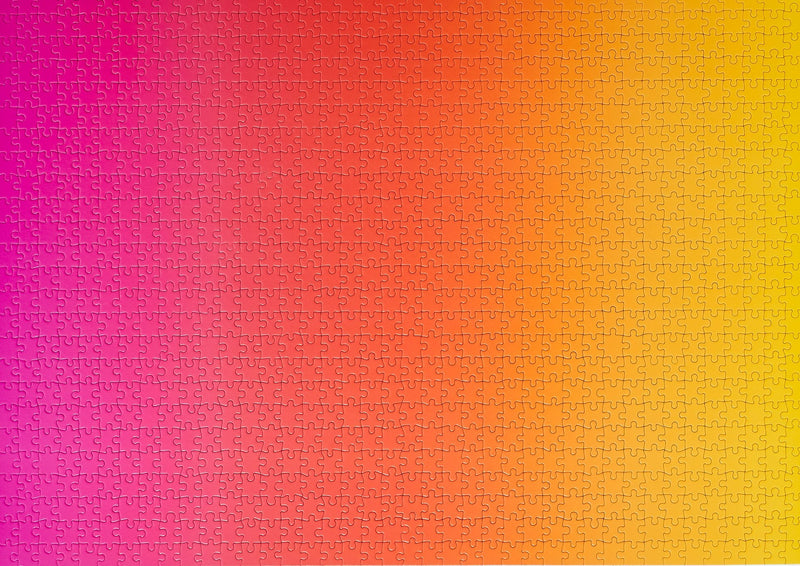 Gradient Puzzle Large in Pink, Orange, & Yellow design by Areaware