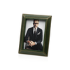 Green Leather Photo Frame in Various Sizes