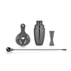 Gunmetal Mixologist Barware Set