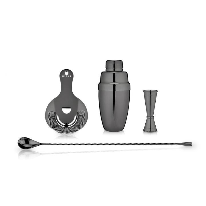 Gunmetal Mixologist Barware Set