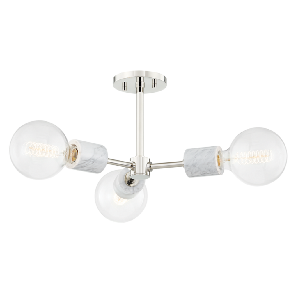 Asime 3 Light Semi Flush