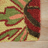 Zamora Handmade Floral Red & Multicolor Area Rug