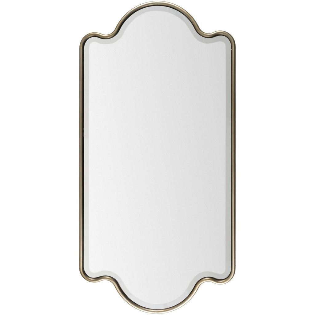 Heath HAH-001 Arch/Crowned Top Mirror in Gold by Surya