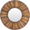 Hardy HAR-1000 Round Mirror in Natural by Surya