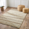 Hatha Handwoven Tikka Cream & Gray Rug 5