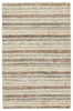 Hatha Handwoven Tikka Cream & Gray Rug 1