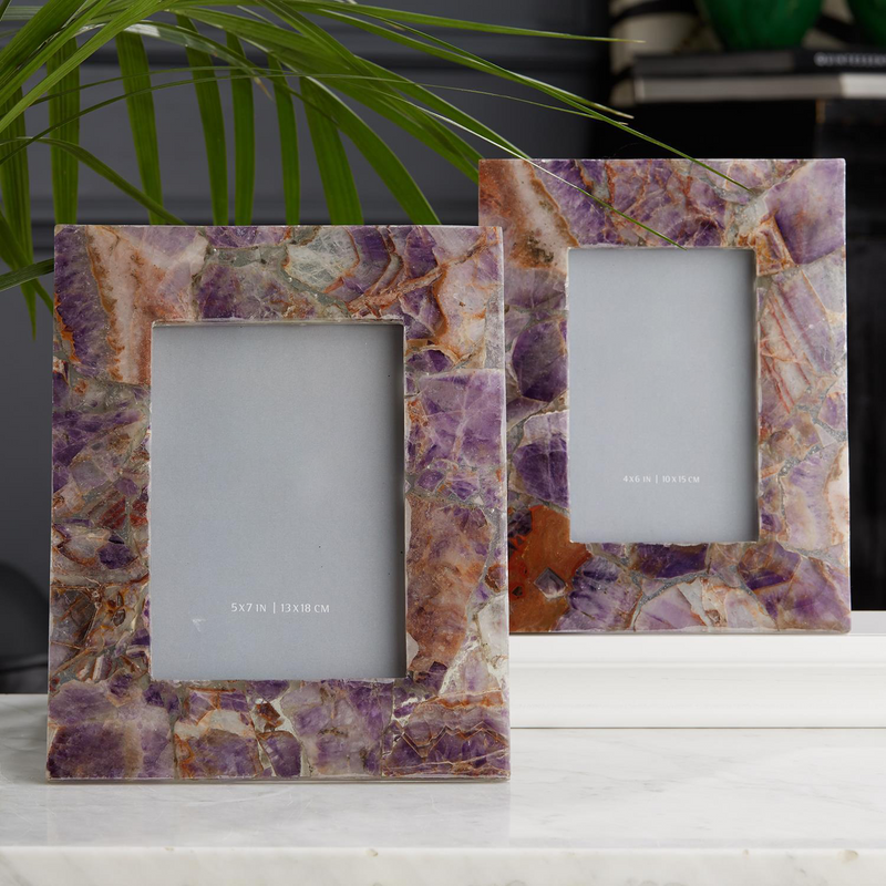 Amethyst Photo Frames in Various Sizes