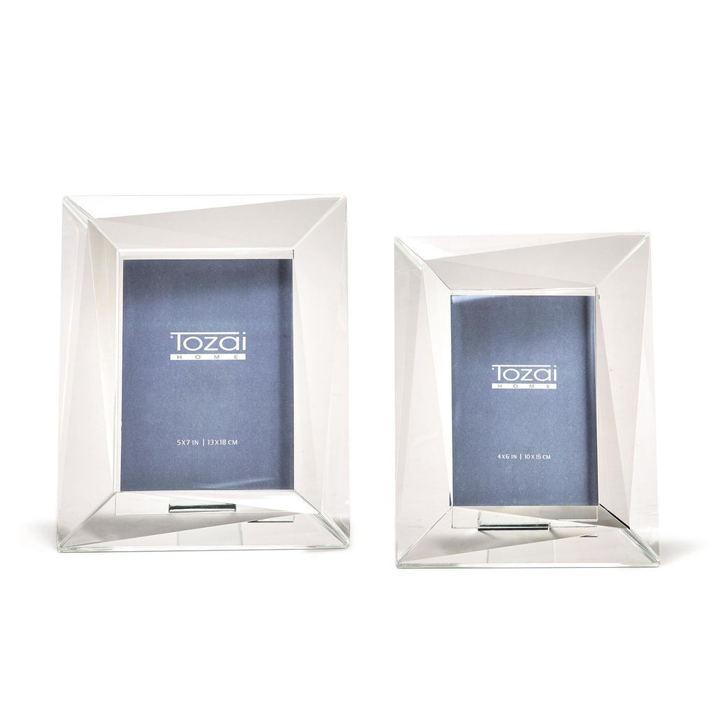 Set of 2 Crystal Photo Frames in Gift Box