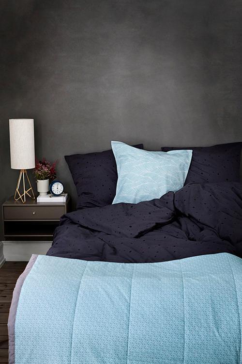 Dot Bedding - Baby - Anthracite / Black