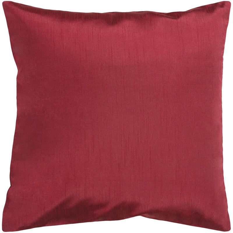 Solid Luxe Burgundy Pillow