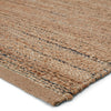 Canterbury Natural Solid Tan & Black Area Rug