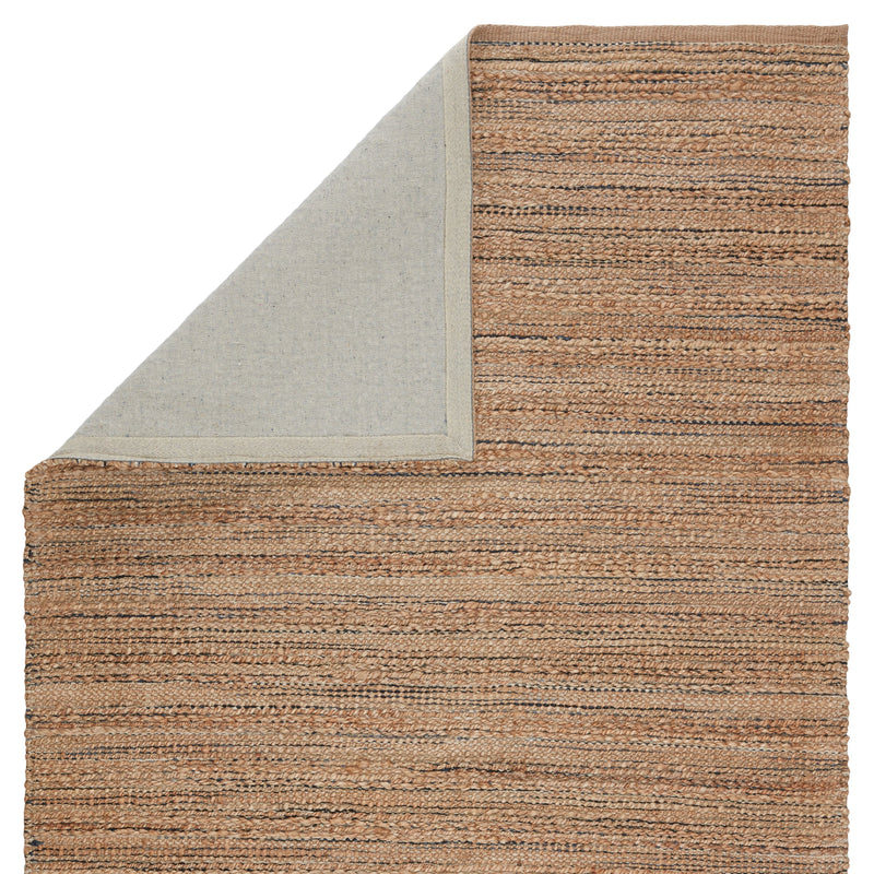 Canterbury Natural Solid Tan & Black Area Rug