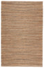 Canterbury Natural Solid Tan & Black Area Rug