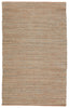 Reap Natural Chevron Tan & Green Area Rug