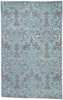 Heritage Hillier Hand Knotted Gray & Turquoise Rug 1