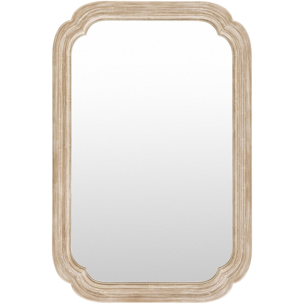 Harlan HRL-001 Rectangular Mirror in Natural by Surya