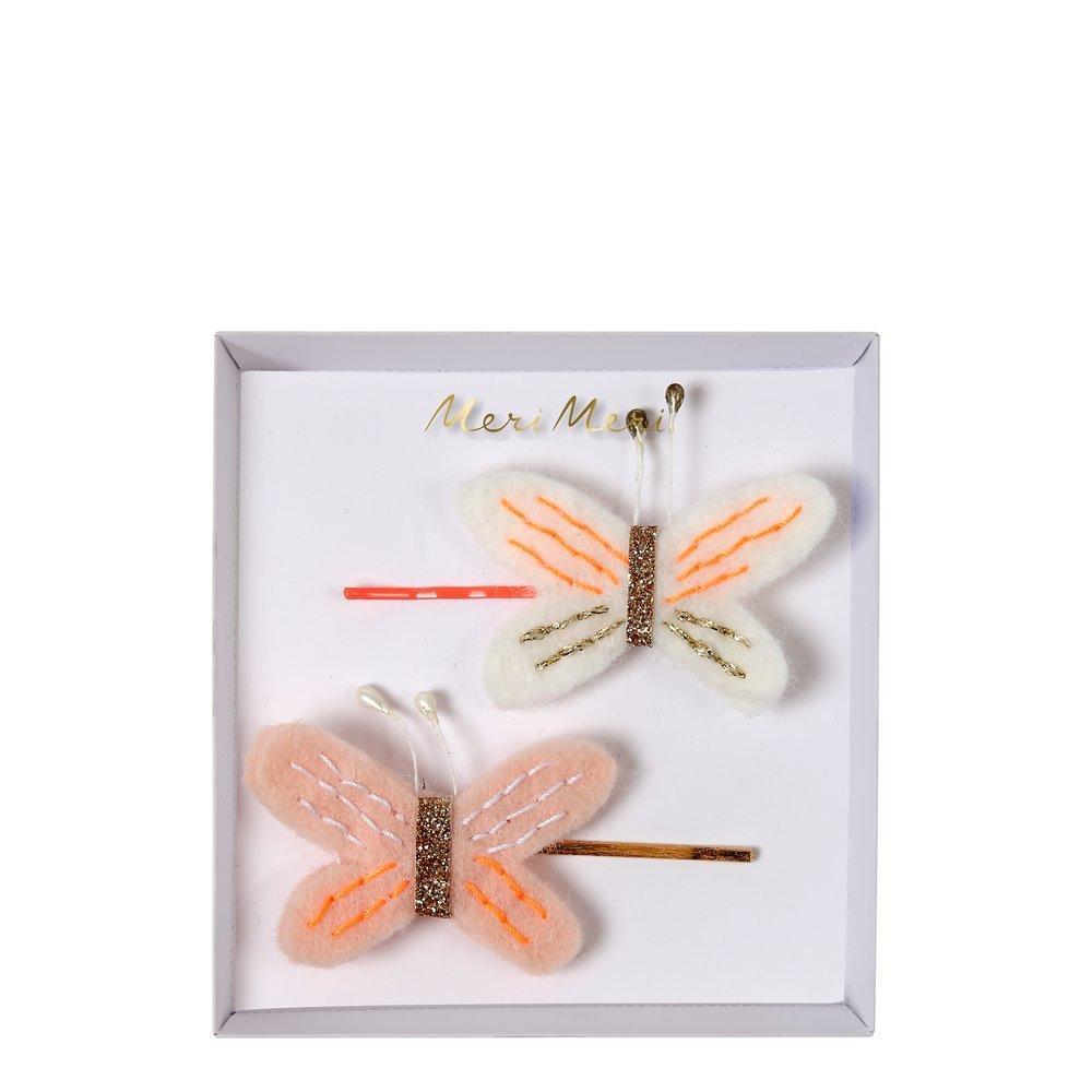 Butterfly Felt Hair Slides