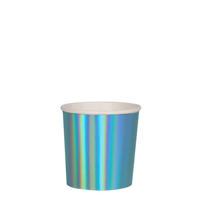 Blue Holographic Tumbler Cups