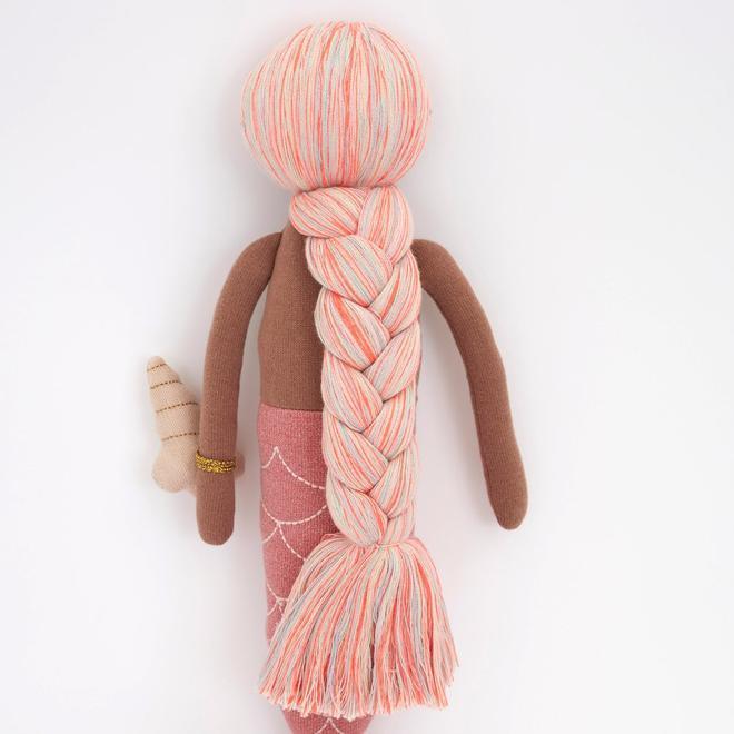 Pink Knitted Mermaid