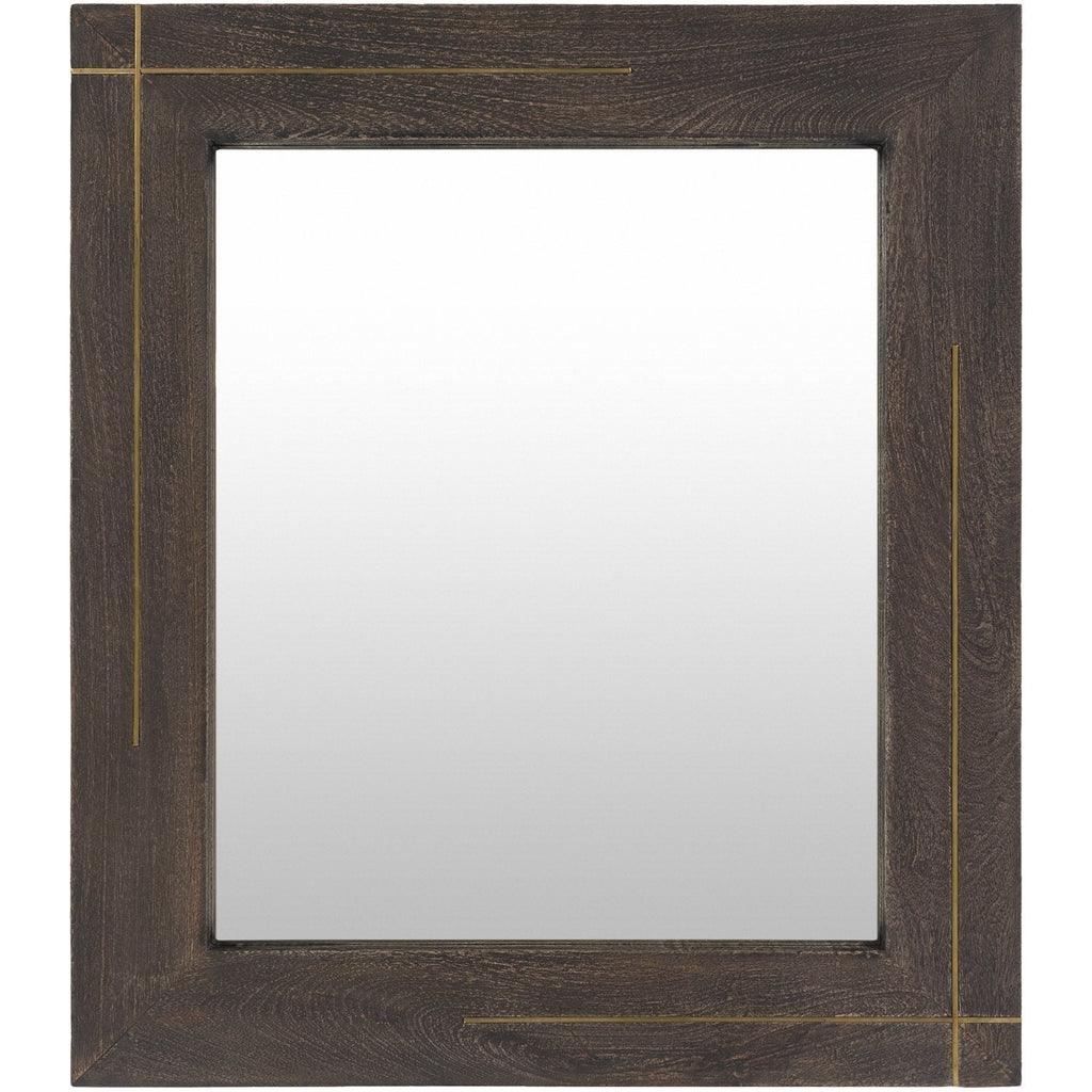 Haveli HVL-001 Rectangular Mirror in Brown by Surya