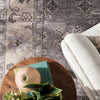 Kella Hand-Knotted Medallion Gray Area Rug