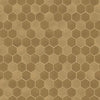 Hexagon Tile Removable Wallpaper in Brushed Gold