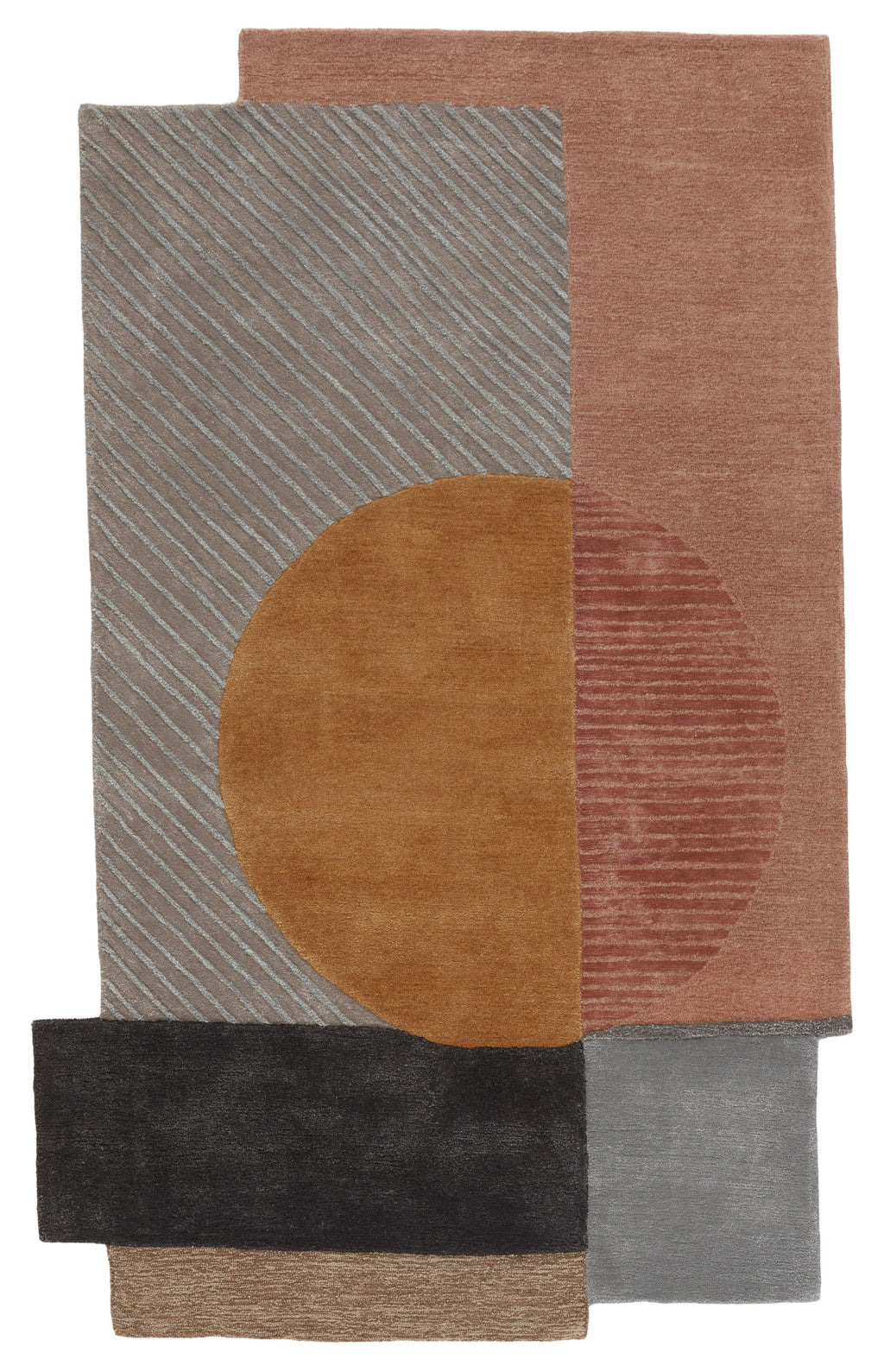 Synovah Handmade Geometric Multicolor & Grey Rug by Jaipur Living