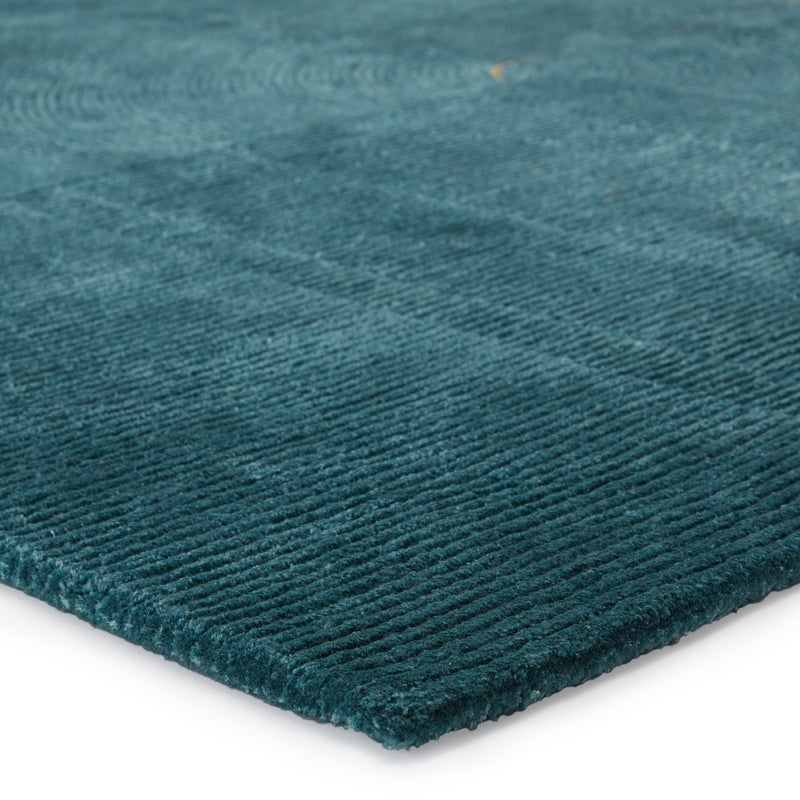 Zephyr Handmade Abstract Teal & Gold Rug by Jaipur Living