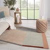 Tauri Handmade Geometric Pink & Grey Square Rug by Jaipur Living