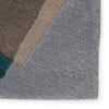 Fayruz Handmade Geometric Grey & Teal Rug by Jaipur Living