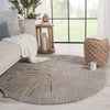 Hokona Handmade Geometric Grey Rug by Jaipur Living