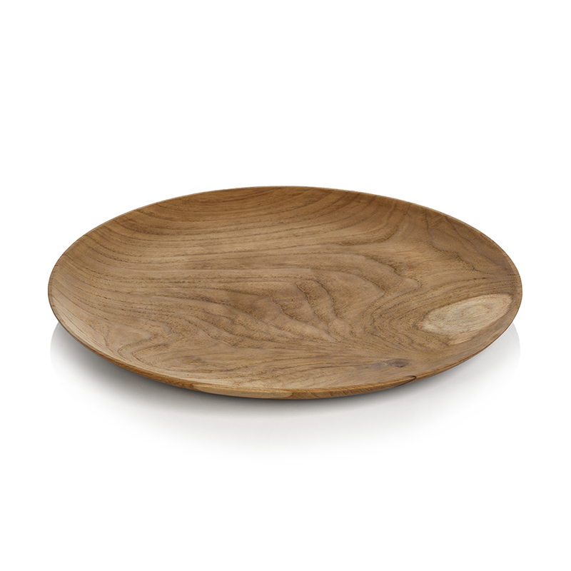 Bali Round Teak Root Plate