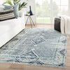 Zhara Indoor/ Outdoor Medallion Blue & Purple Area Rug