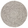 Tenby Natural Solid Gray & White Area Rug