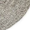 Tenby Natural Solid Gray & White Area Rug