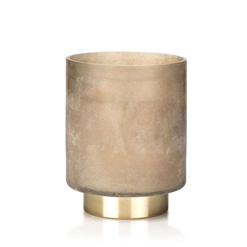 Cortina Taupe Tobacco Flower Scented Candle Jar