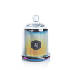 Rainbow Black Fig Vetiver Candle Jars w/ Glass Dome - Set of 2