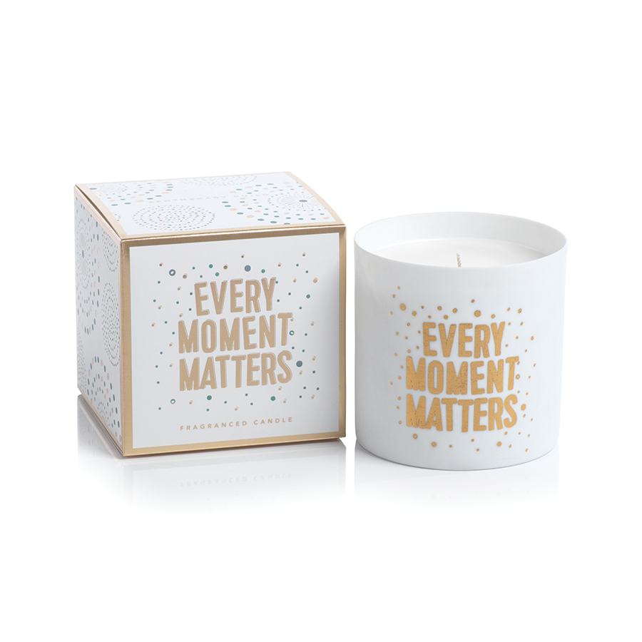 AG Porcelain Scented Candle Jar-Every Moment Matters