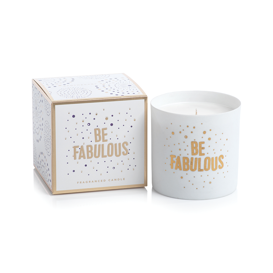 AG Porcelain Scented Candle Jar-Be Fabulous