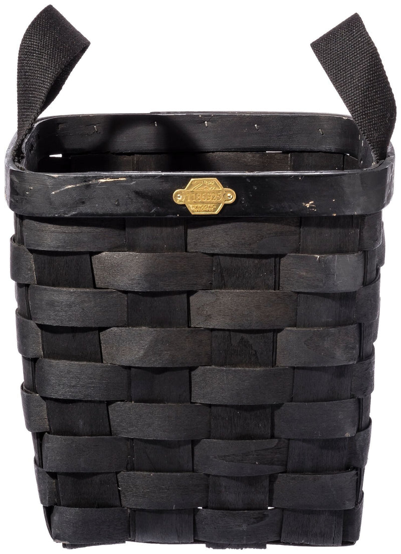 Wooden Basket Black Square