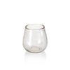 Artisan Hammered Round Stemless All-Purpose Glass