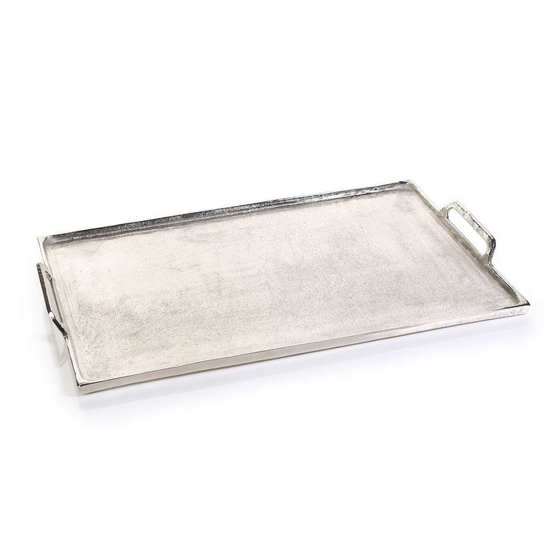 Barbuda Aluminum Tray with Handles in Various Sizes