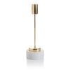 Celine Brass & Marble Taper Candle Holder