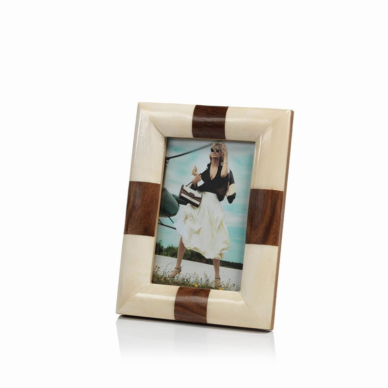 Kenya White Bone Photo Frame