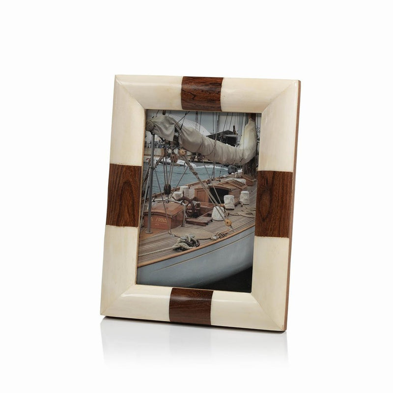 Kenya White Bone Photo Frame